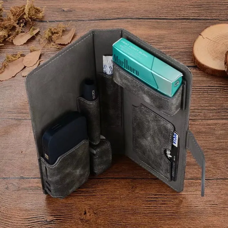 Дизайн книги против царапин защитный чехол для iQOS PU в кожаном футляре карман-держатель для карт сумка для электронных сигарет iQOS