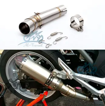 

Motorcycle Exhaust Muffler Pipe Link Pipe Carbon Fiber Exhaust Escape FOR NC700 NC750 NC750X 2012-2017 NC700 exhaust