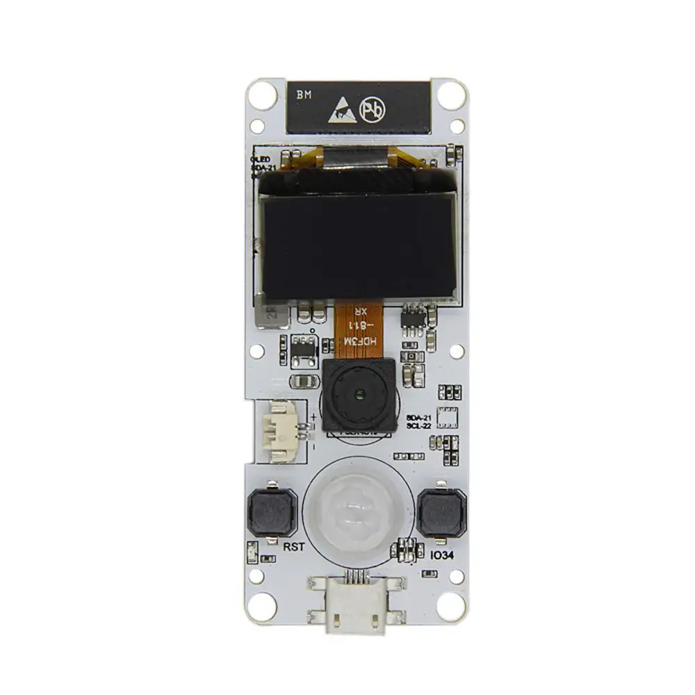 LILYGO®TTGO t-камера ESP32 WROVER& PSRAM модуль камеры ESP32-WROVER-B OV2640 модуль камеры 0,96 OLED - Цвет: Normal