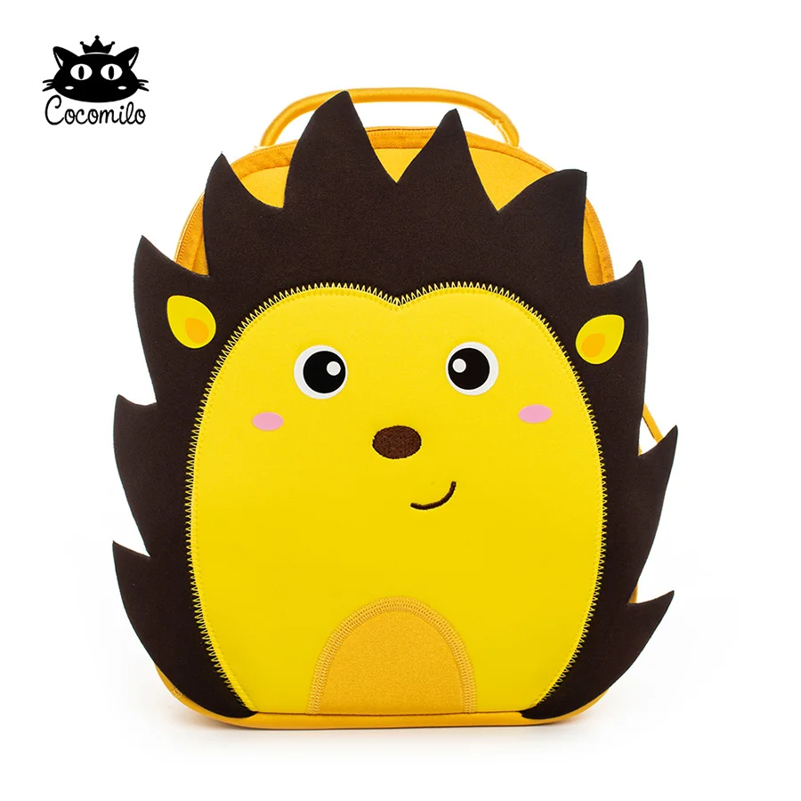 Мультфильм 3D Ежик детский сад зоопарк животное маленькие дети маленькая школьная сумка светильник рюкзак с изображением Льва от 3 до 6 лет Девочки Мальчики Малыш сумка - Цвет: lion