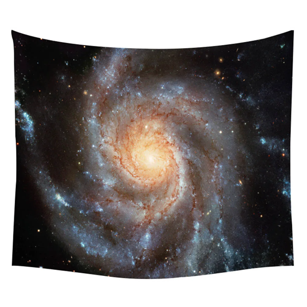 Галактический гобелен, Космический настенный гобелен для украшения стен, тканевый гобелен со звездами во вселенной, гобелен из полиэстера, подвесные настенные гобелены - Цвет: GT-34-11