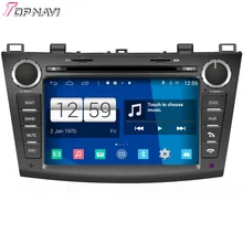 Top Newest Quad Core S160 Android 4.4 Car DVD Stereo For Mazda 3 With Wifi BT GPS 16GB Flash Mirror Link DHL Free Shipping