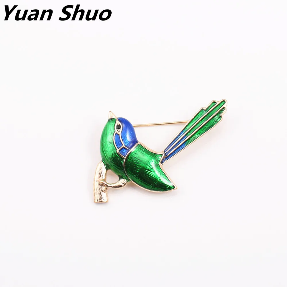 

Europe and the United States foreign trade jewelry wholesale set auger enamel fashion exquisite small tits brooch