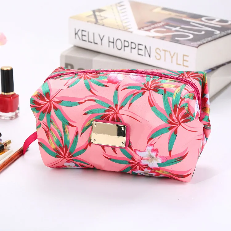 

Dropshipping Newest Multifunctional large capacity make up bag spring printing bags for women Washing