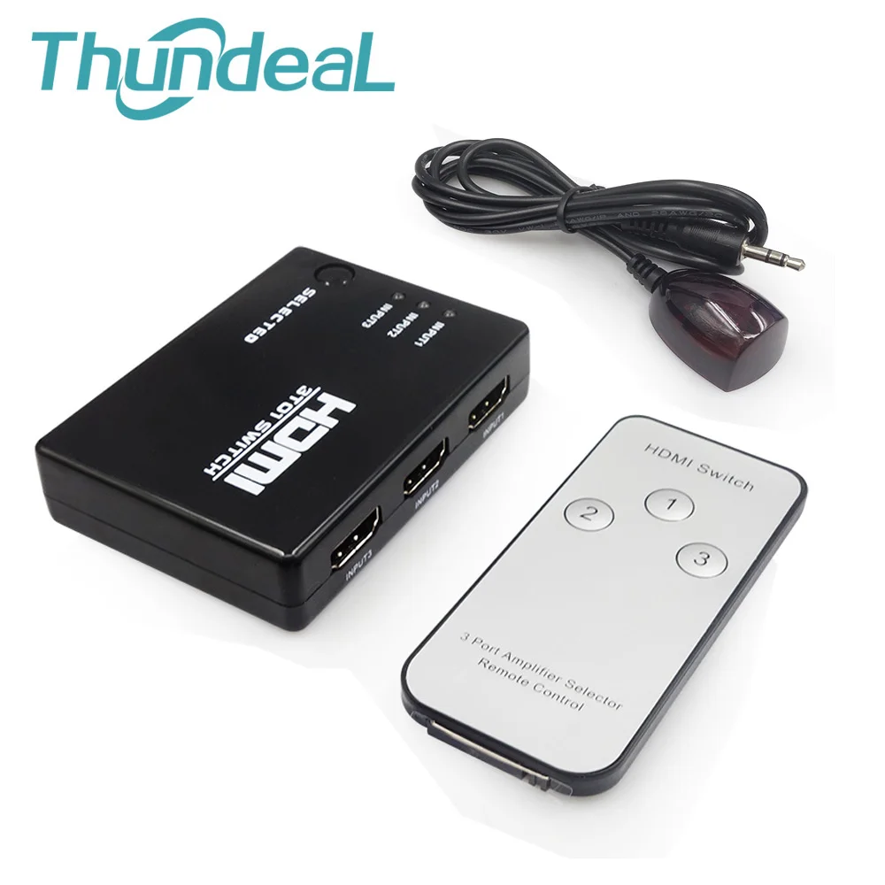 ThundeaL HDMI Switcher 3/5 Input to 1 Out 1080P Switch