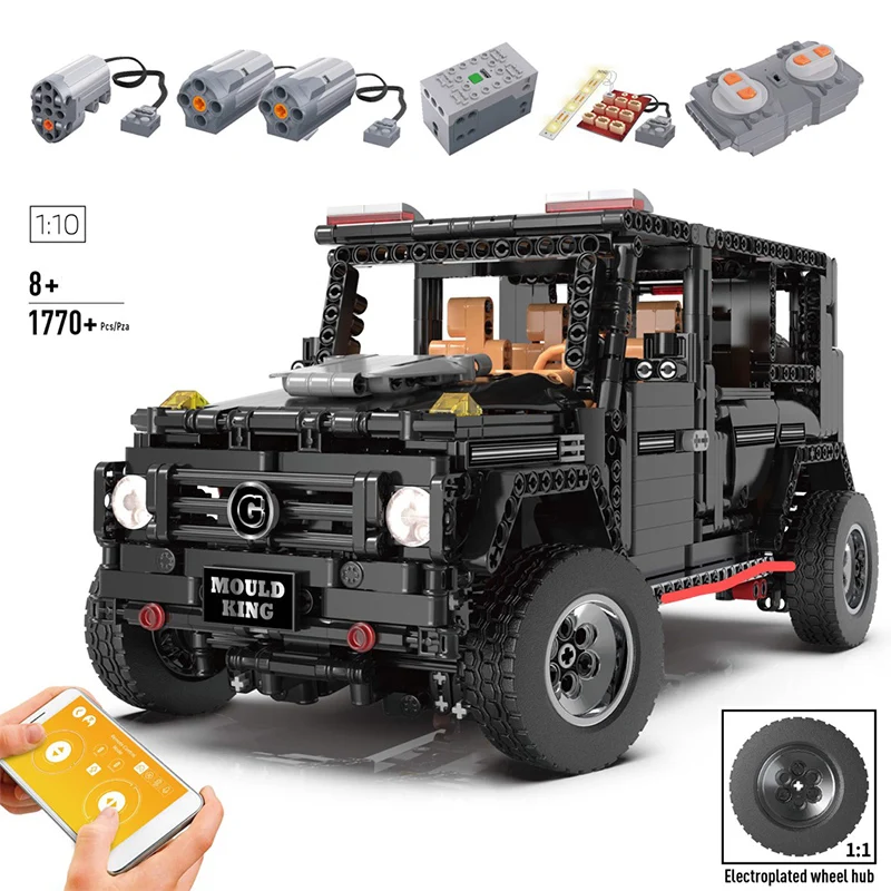 

APP 13070 Technic Technik SUV G5500 AWD Wagon RC Motors Car Sets Building Blocks Bricks Educational Toys