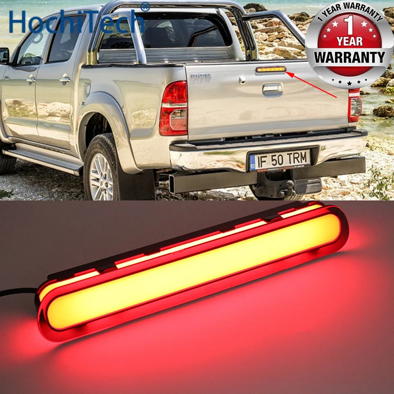 

Автомобильные аксессуары для Toyota Hilux SR Vigo 2008-2014, задний третий фонарь, центральный фонарь, стробоскоп, стоп-сигнал, светодиодный светильник