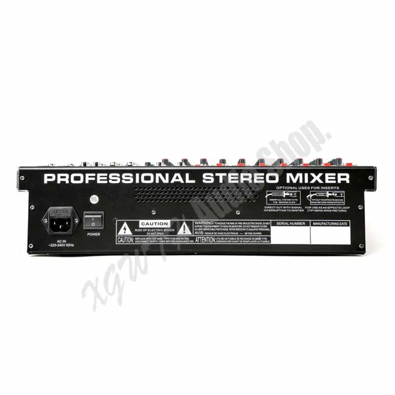 12 Channel Sound Mixing Console with Bluetooth