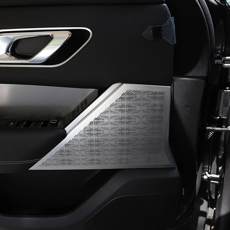 4 шт. накладки на Автомобильные колонки из алюминиевого сплава для Land rover Range Rover