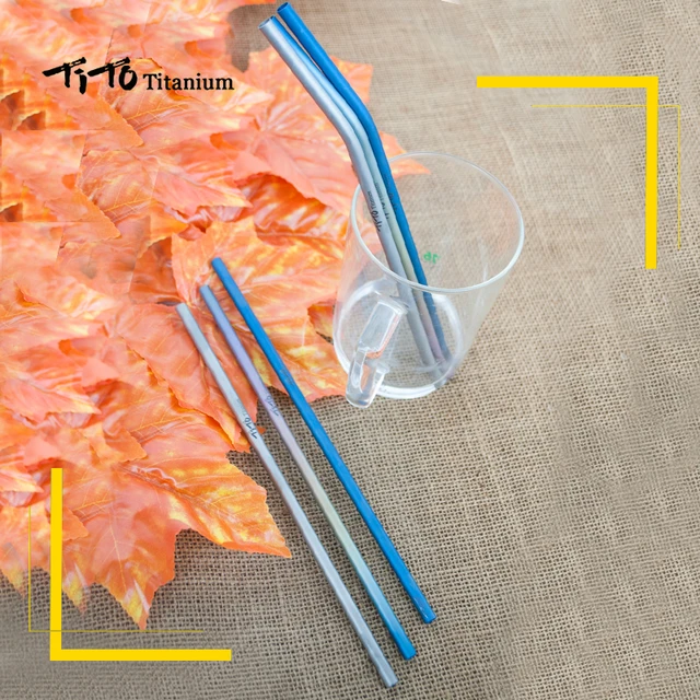 Reusable Metal Straw, Titanium Straws, Steel Straws, Tito Straw