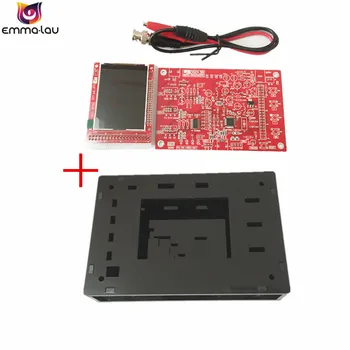 

DSO138 2.4" TFT Digital Oscilloscope Diy Kit 0-200KHz 1Msps Oscilloscopes Tester Electronic Learning Suite + Black Acrylic Shell