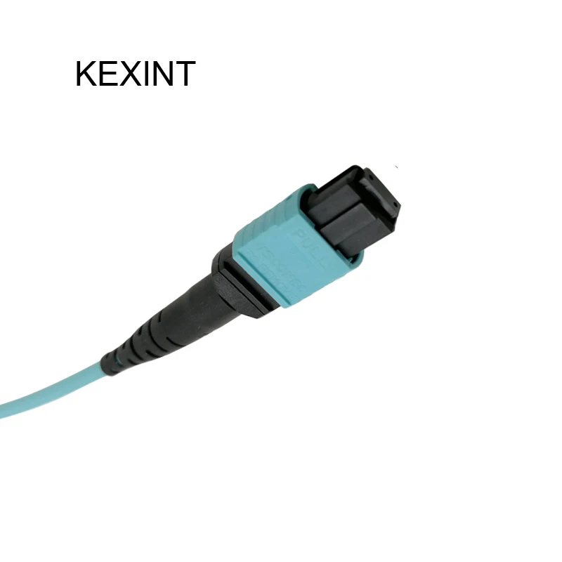 KEXINT волоконно оптический патч корд 24 ядра MTP OM3 Соединительный волоконный кабель
