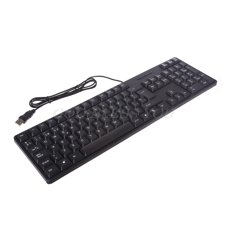 Spanish/English Silent Keyboard Waterproof Office Keyboard for Windows Computer