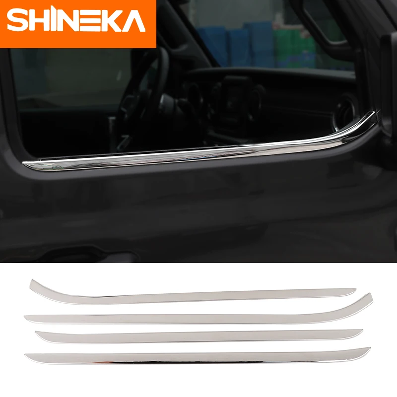 Наклейка для автомобиля SHINEKA Jeep Wrangler JL аксессуары 2 двери 4 украшение окна 3D