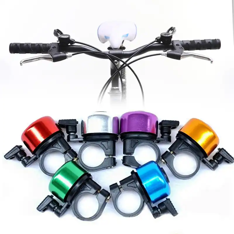 Sports MTB Car Bell Tool Aluminum Cover Rubber Band Bell 1Pc Bike Bicycle Bell