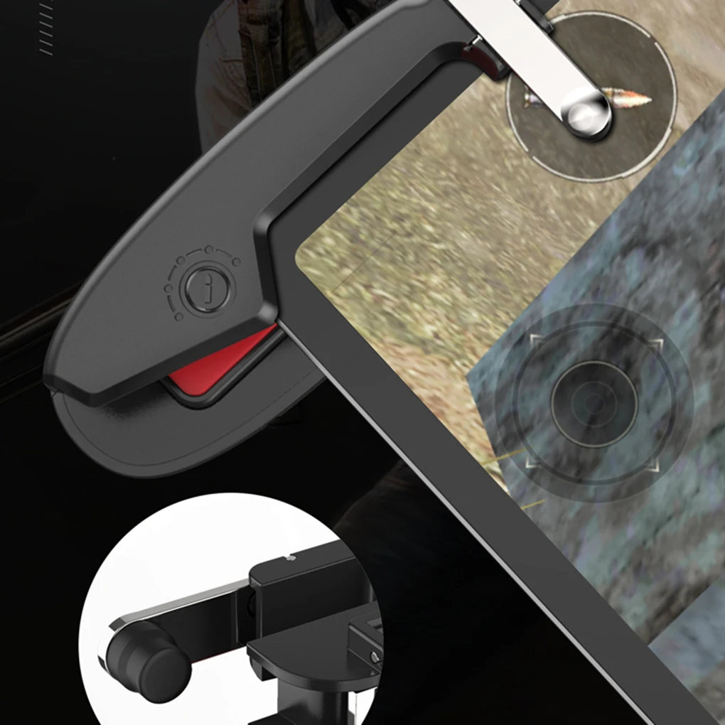  New 1 Pair Tablet Portable Gaming Control Trigger Joystick Handle Shooting Game Controller Soft Tip
