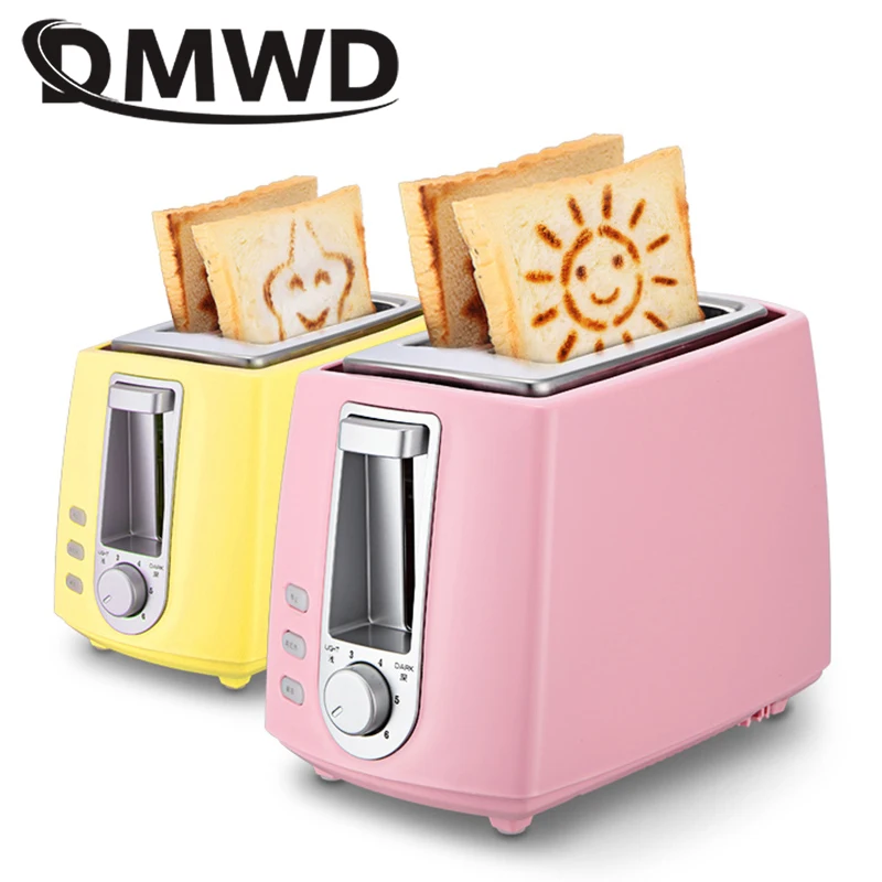 Электрический тостер DWMD из нержавеющей стали Бытовая Автоматическая выпечка