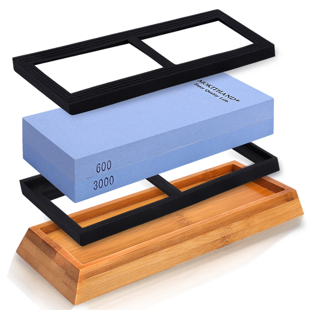 

600/3000 Japanese Whetstone Sharpening Stone Professional Kitchen Knife Grinding Stone Double Side Knife Sharpener Kitchen Tools