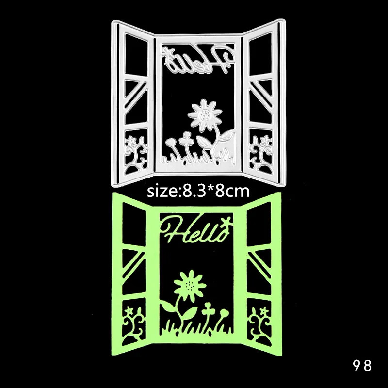 

AZSG Flowers Metal Cutting Dies Stencils for DIY Scrapbooking Photo Album Decoration Supplies Clear Stamps DIY Paper Card
