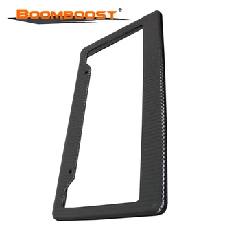 

BoomBoost High Quality Front Rear plastic Look USA/Canada License Plate Frame Tag Cover Holder car styling 2 pieces