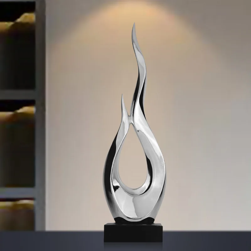 

Modern abstraction flame craft Model Figurines & Miniatures resin Decoration Crafts feng shui For Home Decor accessories