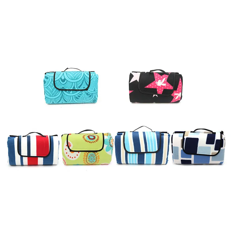 Skup 200x200 CM wodoodporna składana mata piknikowa na świeżym powietrzu kemping plaża odporny na wilgoć koc przenośny CampingMat piesze wycieczki BeachPad