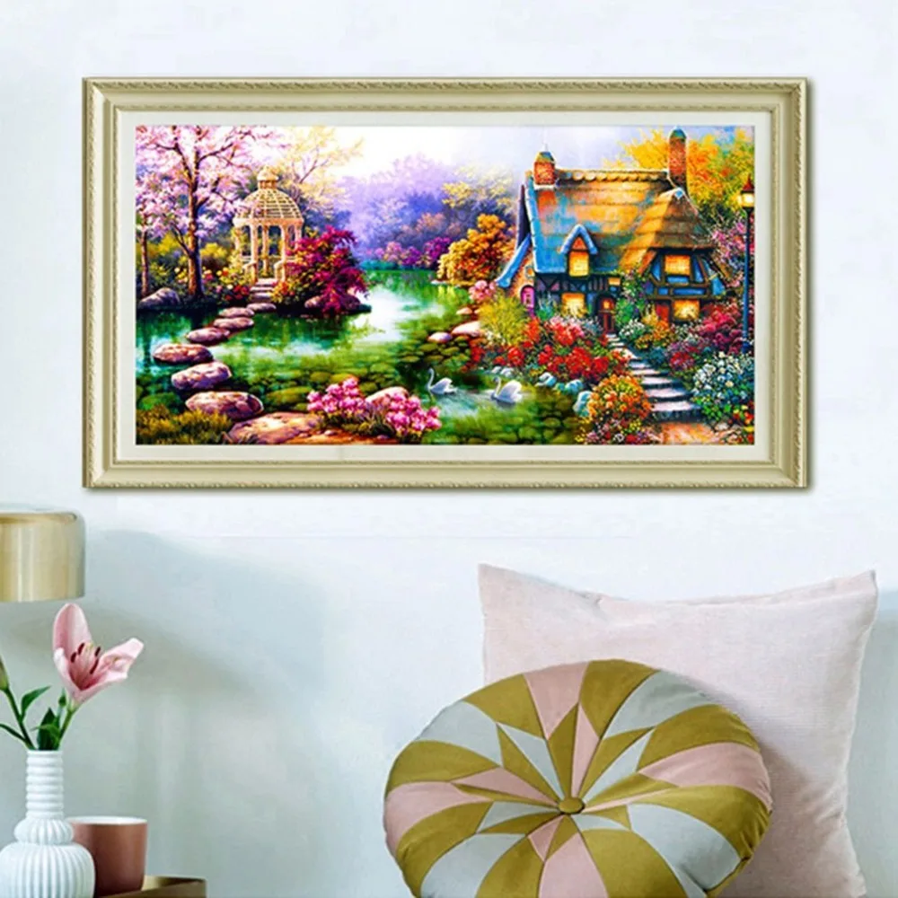 DIY-5D-Diamond-Mosaic-Landscapes-Garden-Lodge-Painting-Cross-Stitch-Kits-Diamonds-Embroidery-Picture-For-Home (3)