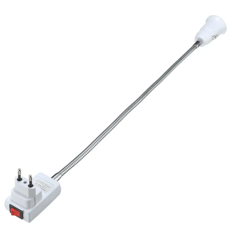 E27 light socket adapter with switch plug