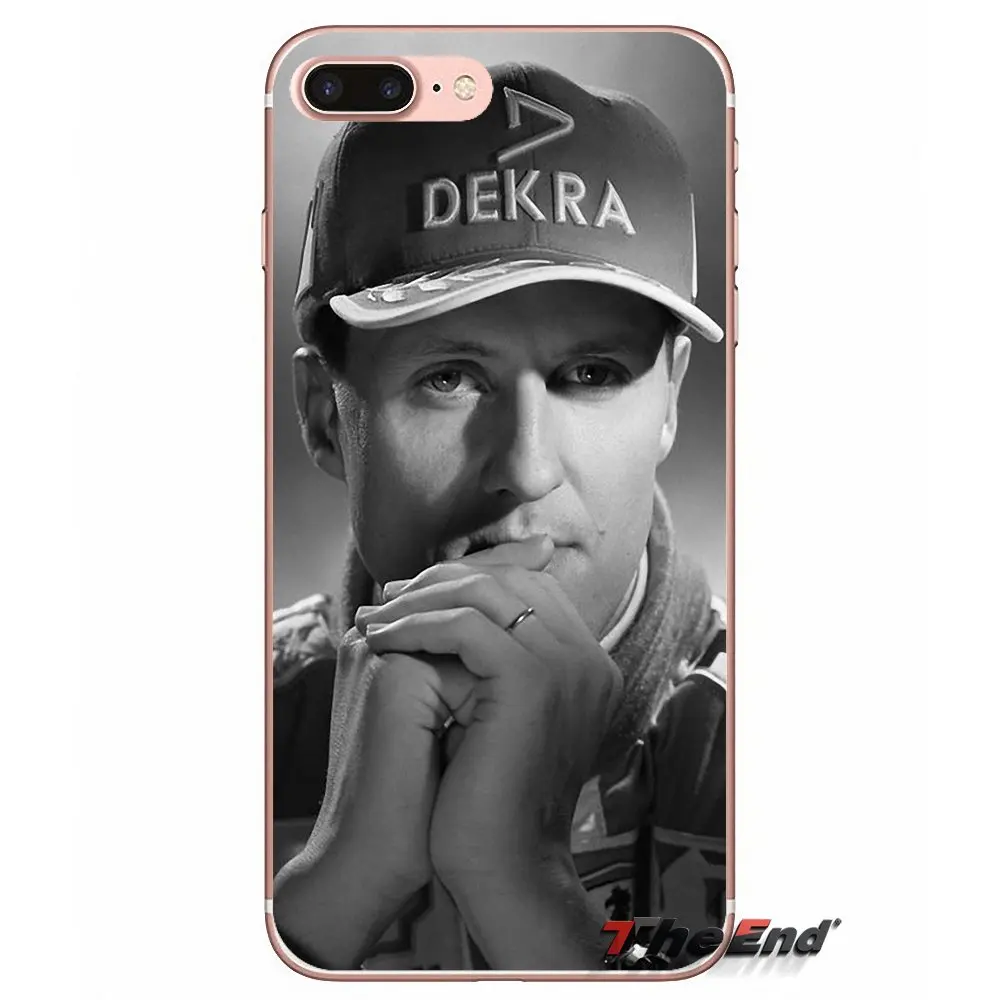 Для iPhone X 4 4S 5 5S 5C SE 6 6S 7 8 плюс samsung Galaxy J1 J3 J5 J7 A3 A5 Michael Schumacher мировая Звезда спортивный Чехол