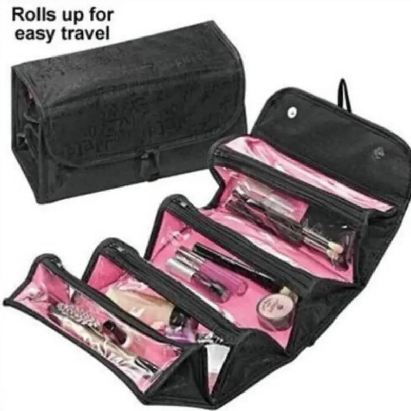

Necesser Beautician Travel Vanity Necessaries Women Beauty Toiletry Kit Make Up Makeup Cosmetic Bag Organizer Case Pouch Purse