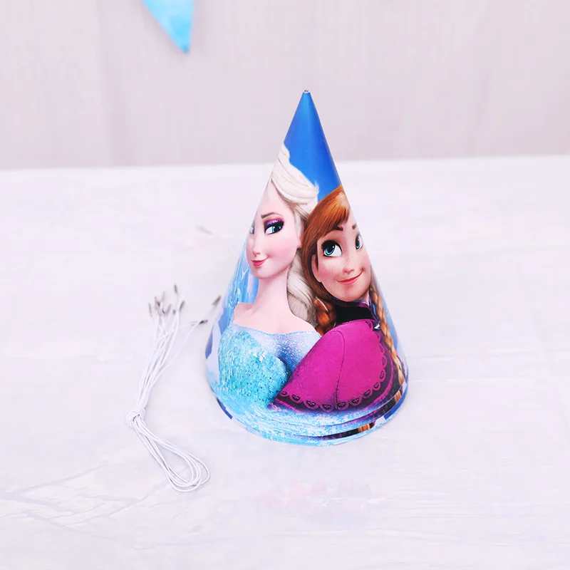 Замороженные вечерние шары в форме принцесс Эльзы, набор посуды для вечеринки на день рождения, вечерние принадлежности, вечерние украшения - Цвет: bxmaolfj-6pcs