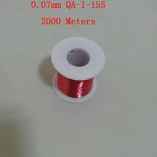 0,07 мм QA-1-155 красного цвета полиуретан эмалированная медная проволока около 2000 м/лот