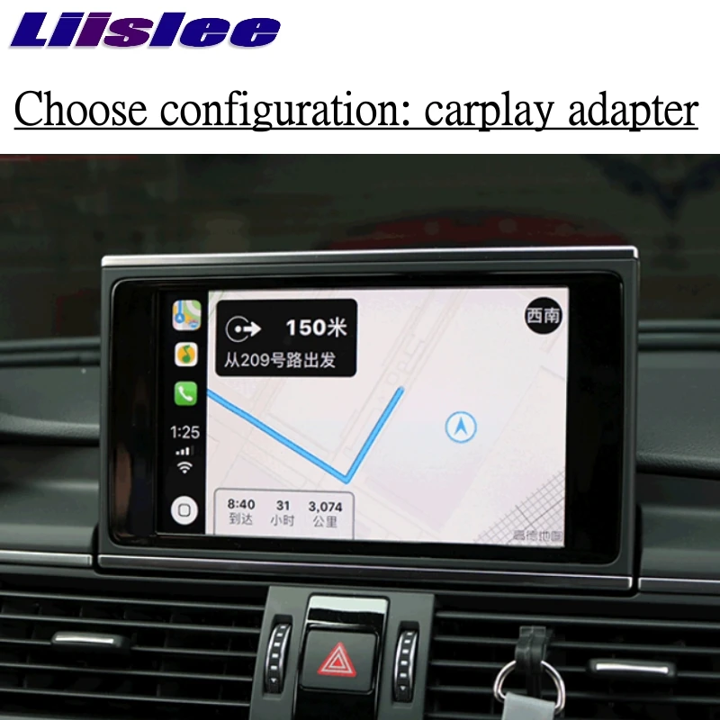 Sale For Audi A7 4G8 2010~2018 Liandlee Car Multimedia Player NAVI Accessories Radio Stereo CarPlay Adapter GPS Screen Navigation 4
