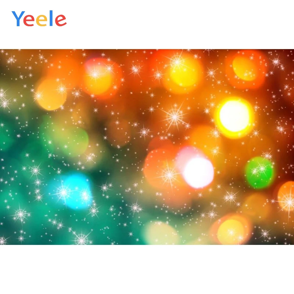 

Yeele Colorful Light Bokeh Backdrop Baby Portrait Photography Background Customized Photographic Backdrops For Photo Studio