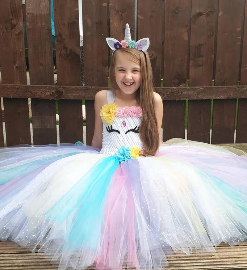 unicorn tulle dress