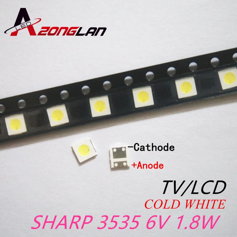 100pcs For SHARP LED LCD TV Backlight Application LED 3535 3537 LED