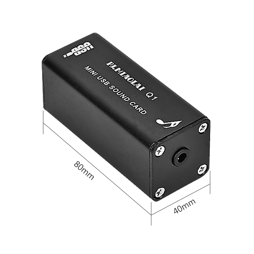 Внешняя Портативная звуковая карта с USB портом и декодирующим чипом