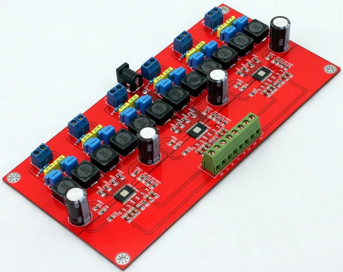 Плата 6-канального усилителя TPA3116/плата цифрового DC18-24V 2A (50 Вт * 6) | Электроника