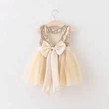 2016 filles ARC robe à paillettes, robe d’été fille, 5 pcs/lot JL8888