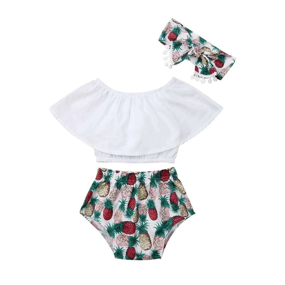 Emmababy 2019 летний детский топ для новорожденных малышей девочек с воротником в виде