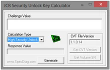 JCB SECURITY UNLOCK KEY font b CALCULATOR b font v0 2
