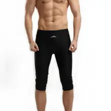 Новые мужские купальные шорты купальник Спортивный Купальный костюм соревнование багажник Водонепроницаемый пляж облегающие трусы Черный Плюс Размер