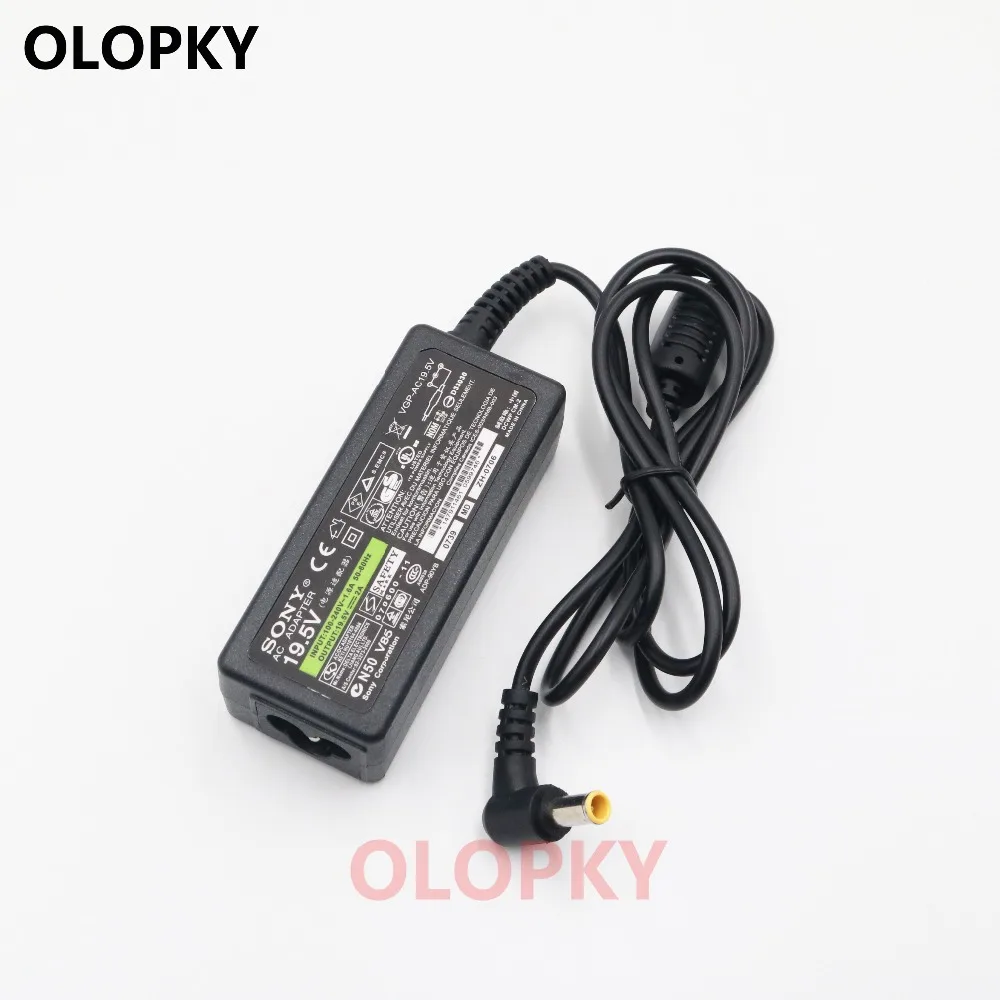 19,5 V 2A для sony VAIO VGP-AC19V39 VGP-AC19V40 VGP-AC19V47 ноутбук Нетбуки адаптер переменного тока Питание Зарядное устройство