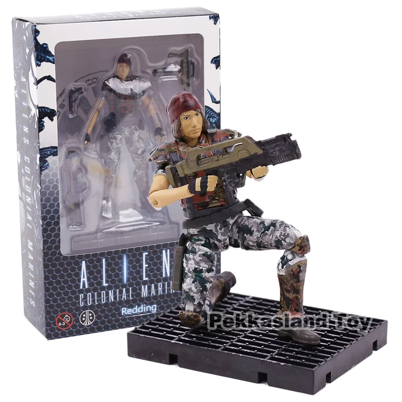 HIYA TOYS Aliens Colonial Marines Cruz Bella Redding Xenomorph Raven Crusher 1:18 ПВХ фигурка игрушки - Цвет: Redding