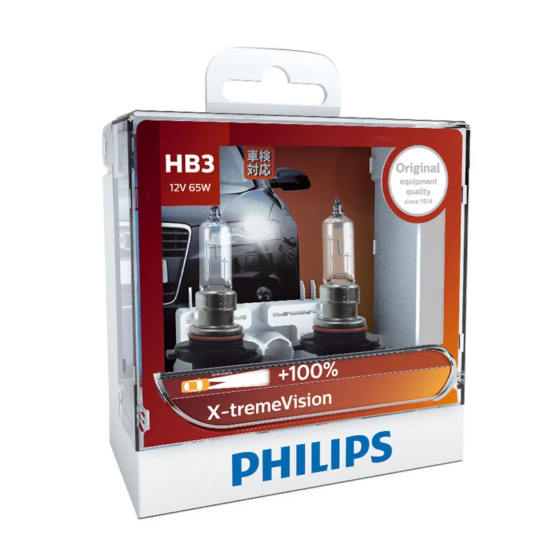 Автомобильные фары Philips H1 H4 H7 H11 HB3 HB4 X treme Vision яркие галогенные лампы одобрено ECE на