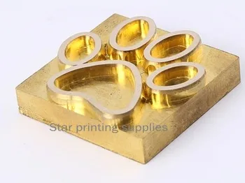 

Hot foil stamp copper mold brass mould customized making X 5 units