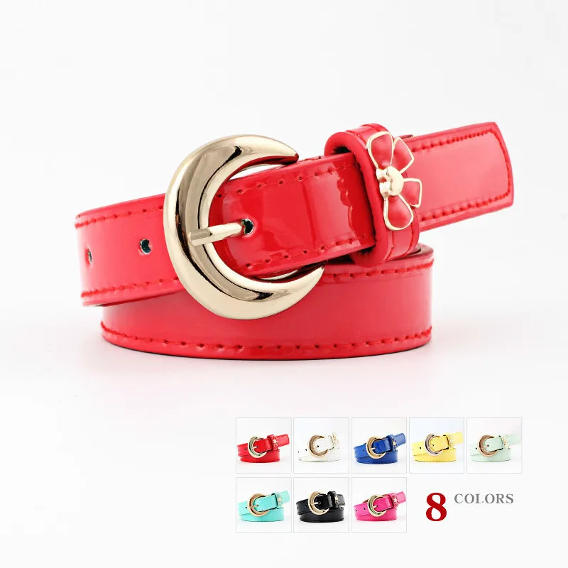 Modeling belts New Fashion womens designer round casual ladies belts