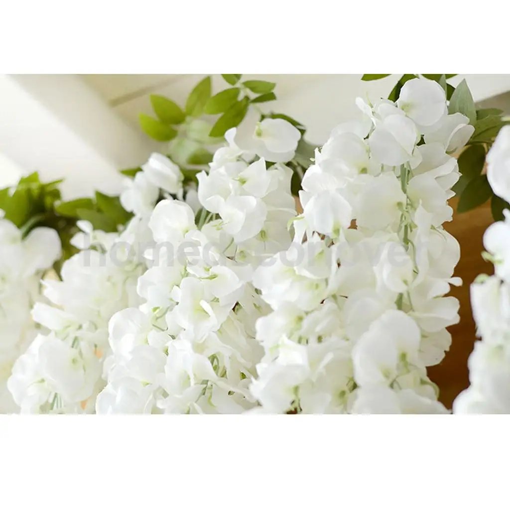 140cm Artificial Wall Hanging Vine Simulation Wisteria Flower Decor For