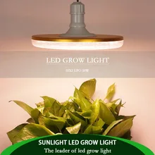 Фитолампа, светильник от солнца E27, 50 Вт, 36 Вт, 20 Вт, полный спектр, НЛО, светодиодный светильник для выращивания, водонепроницаемый, для помещений, для выращивания, для теплицы, лампа для роста рассады
