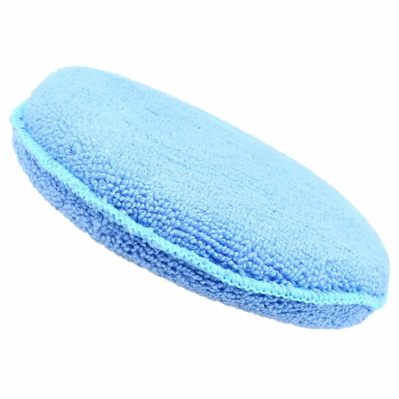 POSSBAY 1/5 шт. синий круглый мягкой микрофибры автомобилей аппликатор для нанесения полироли полировка губки для применении и удалить воск